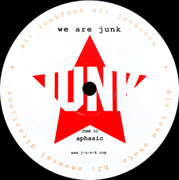 Aphasic : We Are Junk (12")