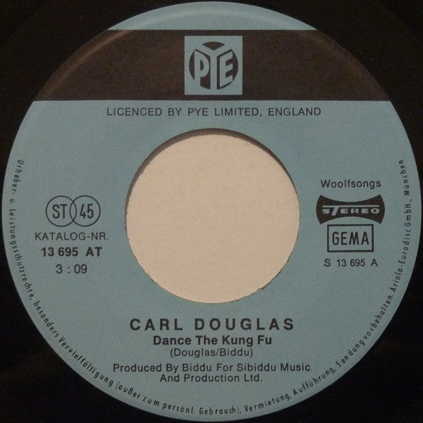 Carl Douglas : Dance The Kung Fu (7", Single)