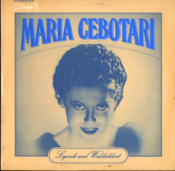 Maria Cebotari : Das Maria Cebotari Album (Legende Und Wirklichkeit) (2xLP, Comp)