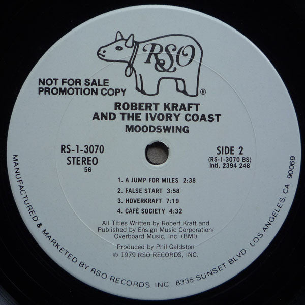 Robert Kraft & The Ivory Coast (2) : Moodswing (LP, Album, Promo, Pit)