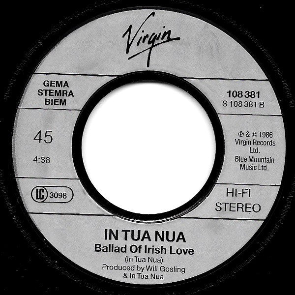 In Tua Nua : Seven Into The Sea (7", Single)