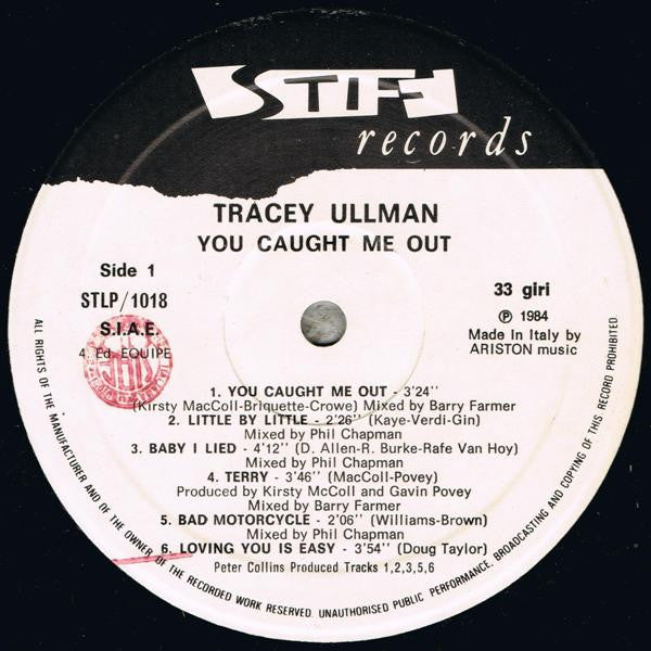 Tracey Ullman : You Caught Me Out (LP, Album)