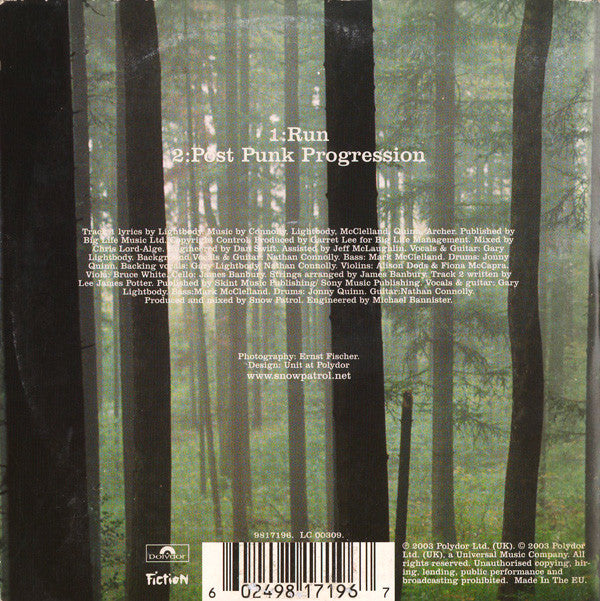 Snow Patrol : Run (CD, Single)