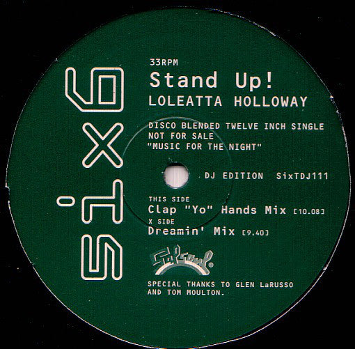 Loleatta Holloway : Stand Up! (12", Promo)