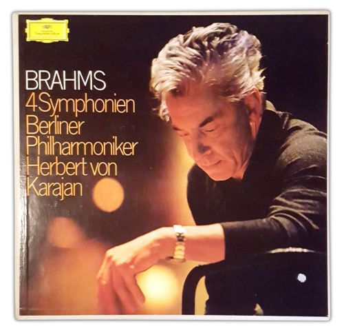 Brahms* - Berliner Philharmoniker, Herbert von Karajan : 4 Symphonien (4xLP + Box)