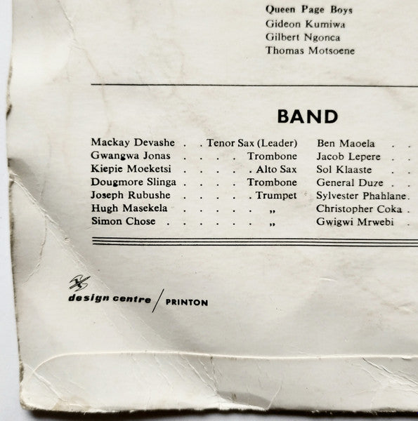 The King Kong Cast : King Kong - All African Jazz Opera (LP, Album, Mono, Bur)