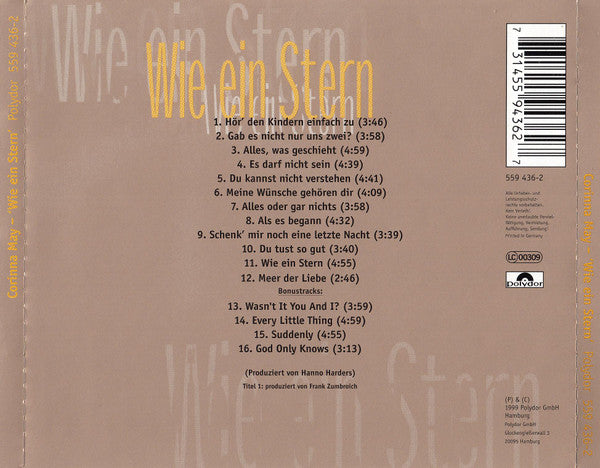 Corinna May : Wie Ein Stern (CD, Album)