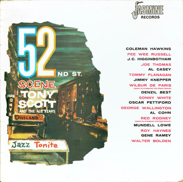 Tony Scott All-Stars : 52nd Street Scene (LP, Album, Mono, RE, Mic)