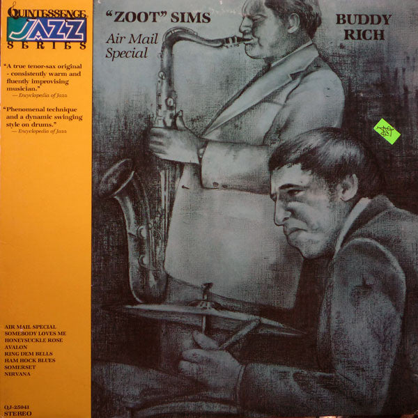 Zoot Sims / Buddy Rich : Air Mail Special (LP, Comp)