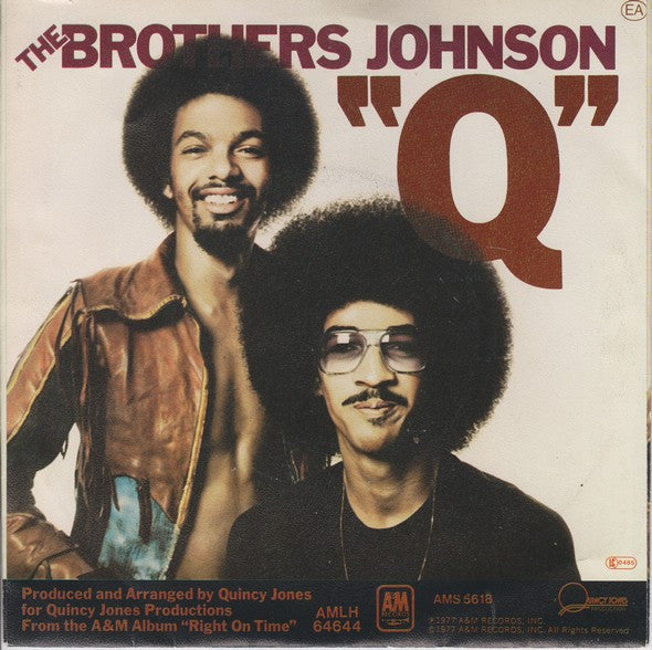 Brothers Johnson : Runnin' For Your Lovin' (7", Single)
