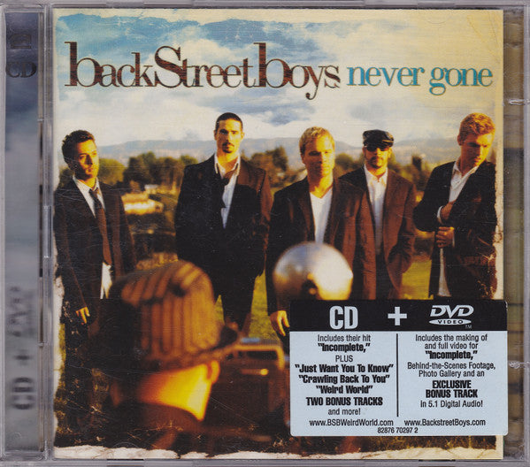Backstreet Boys : Never Gone (CD, Album + DVD-V, PAL)