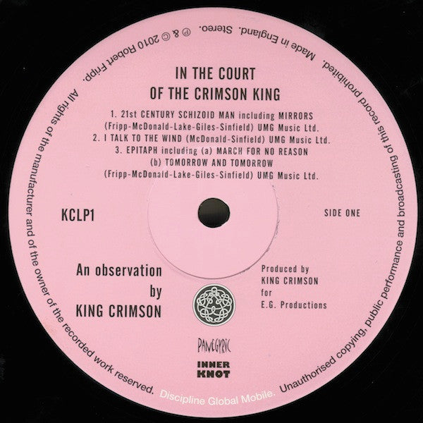 King Crimson : In The Court Of The Crimson King (LP, Album, RE, 200)