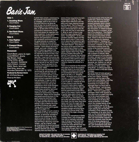 Count Basie : Basie Jam (LP, Album)