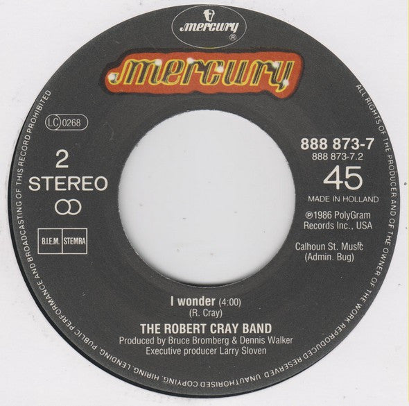 The Robert Cray Band : Smoking Gun (7", Single)