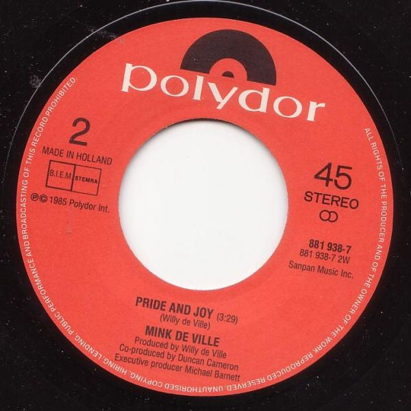 Mink DeVille : Italian Shoes (7", Single)