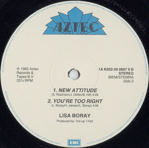 Lisa Boray : New Attitude (12", Maxi)