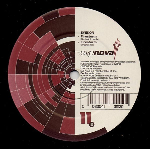 Eyekon : Firestorm (12")