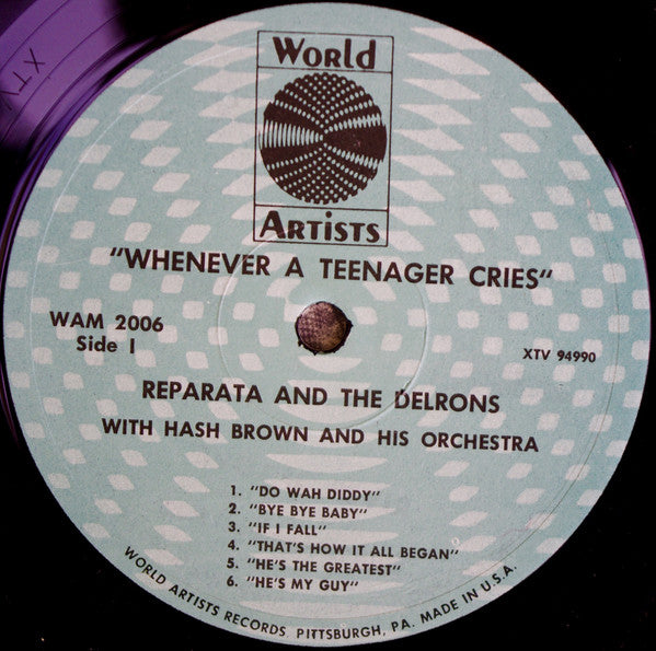 Reparata And The Delrons : Whenever A Teenager Cries (LP, Album, Mono)