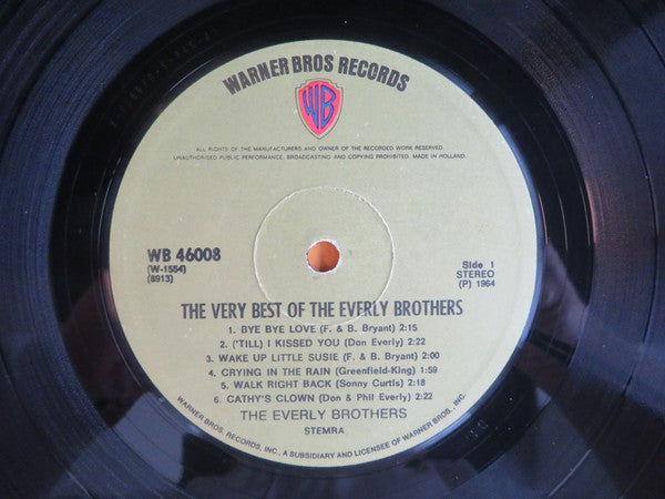The Everly Brothers* : The Very Best Of The Everly Brothers (LP, Album, RE)