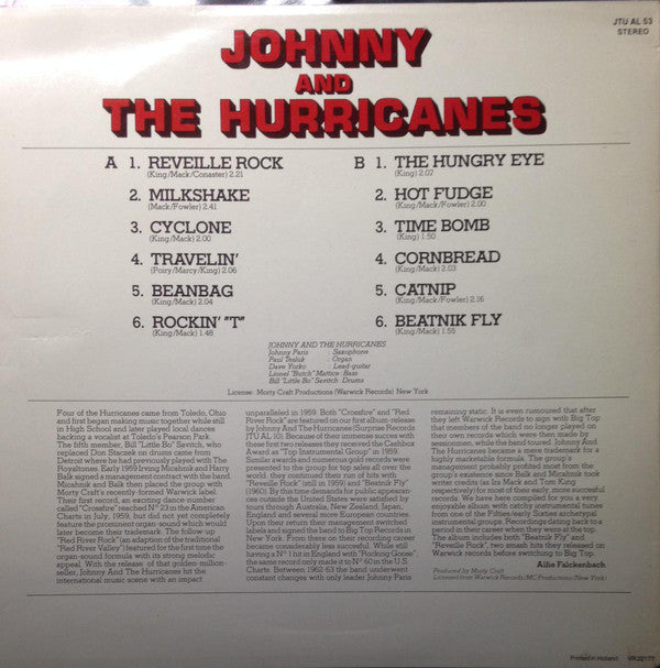 Johnny And The Hurricanes : Reveille Rock (LP, Comp)