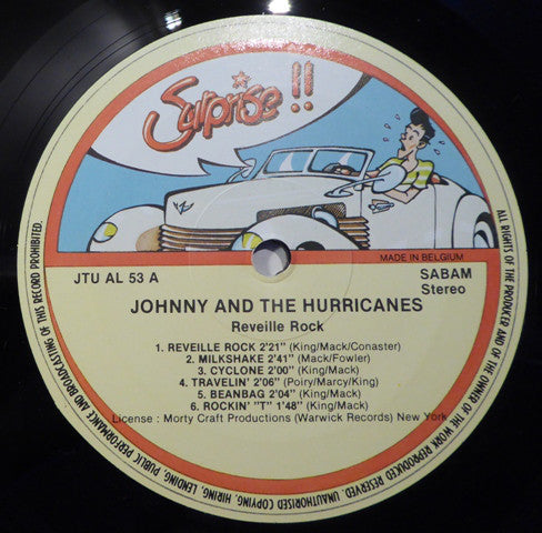 Johnny And The Hurricanes : Reveille Rock (LP, Comp)