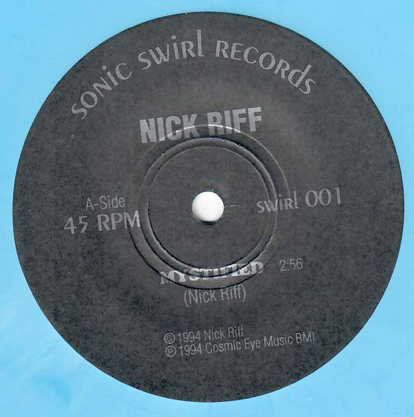Nick Riff : Mystified B/W Peaktime Serenade (7", Blu)