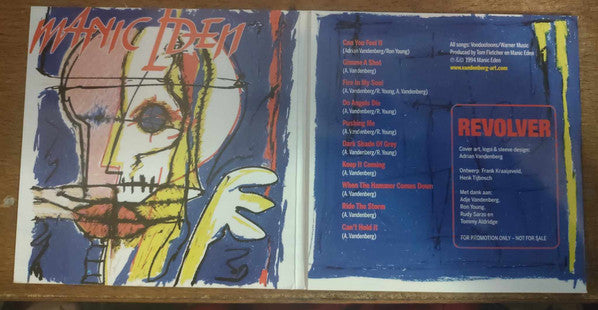 Manic Eden : Manic Eden (CD, Album, Promo)