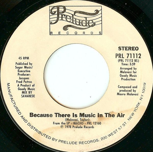 Macho : I'm A Man (7", Styrene)