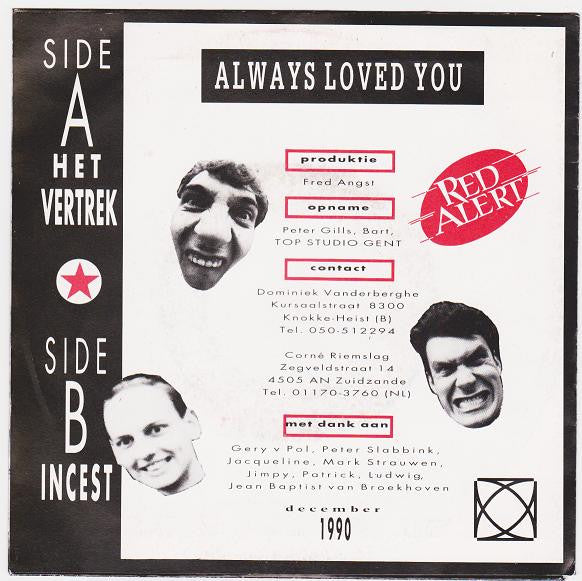 Always Loved You : Het Vertrek (7", Single)