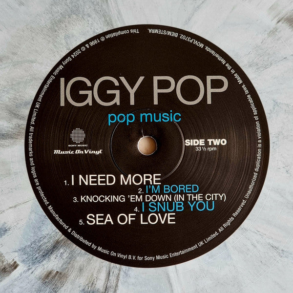 Iggy Pop : Pop Music (2xLP, Comp, Ltd, Num, Gre)
