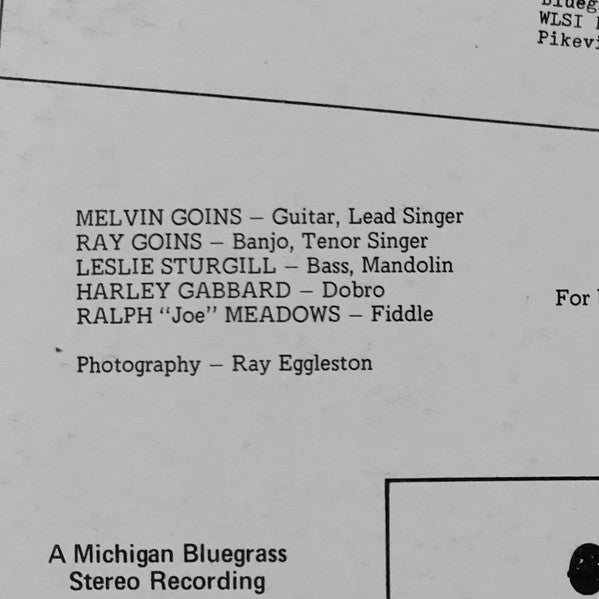 The Goins Brothers : A Tribute To The Lonesome Pine Fiddlers (LP, Album)