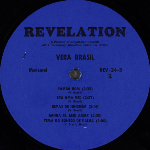 Véra Brasil : Véra Brasil (LP, Album, Mono)