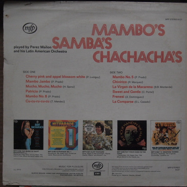 Perez Mañon : Mambo's Samba's Chachacha's (LP, Album)
