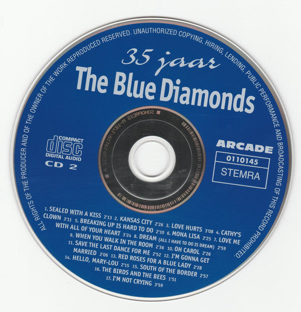 The Blue Diamonds : 35 Jaar (2xCD, Album)