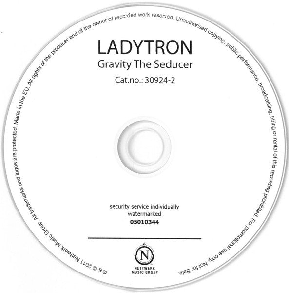 Ladytron : Gravity The Seducer (CDr, Album, Promo)
