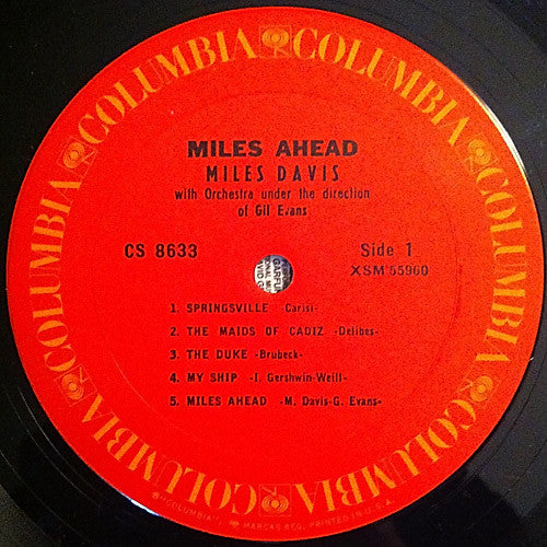 Miles Davis + 19, Gil Evans : Miles Ahead (LP, Album, RP)