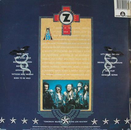 Zodiac Mindwarp And The Love Reaction : Tattooed Beat Messiah (LP, Album)
