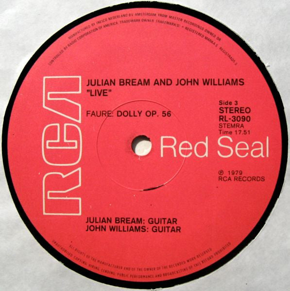 Julian Bream & John Williams (7) : Live (2xLP, Album)