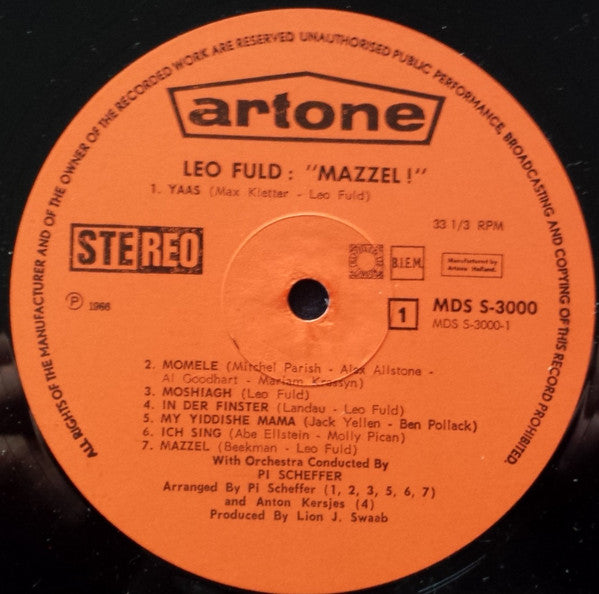 Leo Fuld : Mazzel (LP, Album)