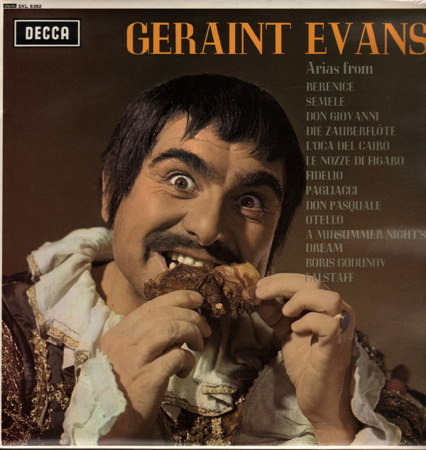 Geraint Evans with L'Orchestre De La Suisse Romande conducted by Bryan Balkwill : Operatic Recital (LP, Album)