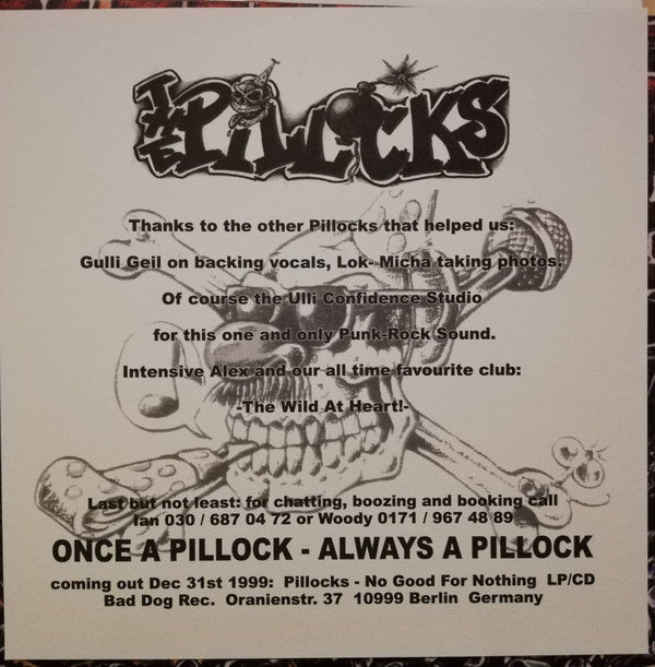 The Pillocks : Kilt-Punk (7")