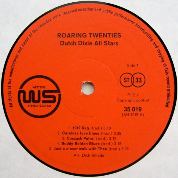 Dutch Dixie All Stars : Roaring Twenties (LP)