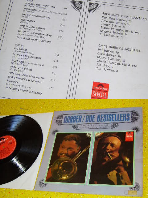 Papa Bue's Viking Jazz Band / Chris Barber's Jazz Band : Barber / Bue Bestsellers (LP, Comp)