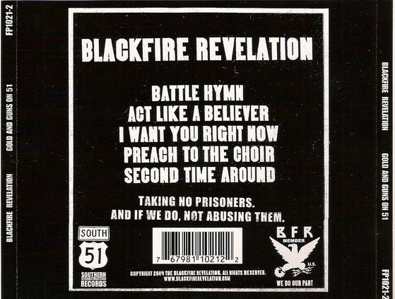 The Blackfire Revelation : Gold And Guns On 51 (CD, MiniAlbum)