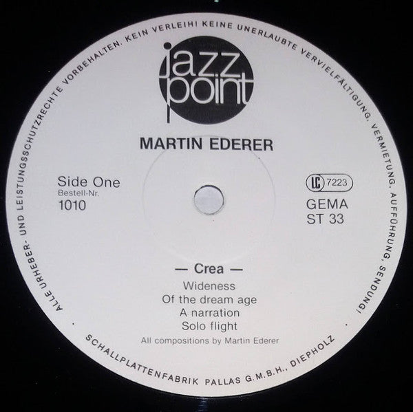 Martin Ederer : Crea (LP, Album)