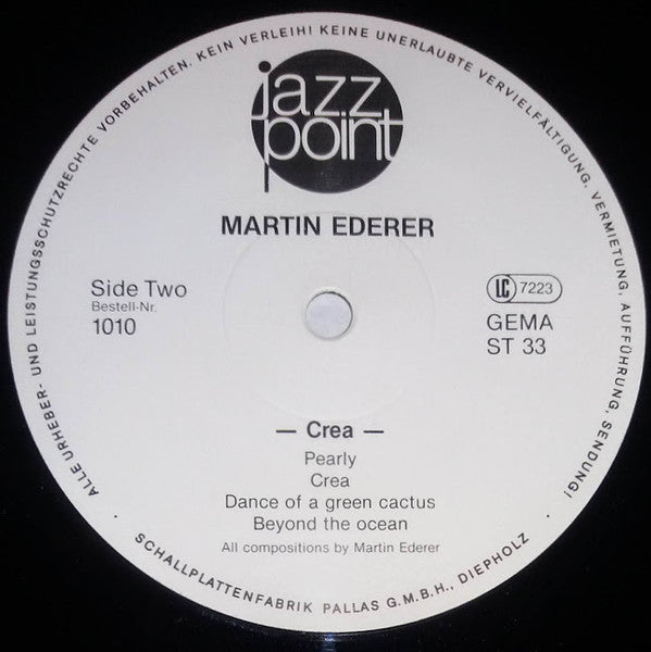 Martin Ederer : Crea (LP, Album)