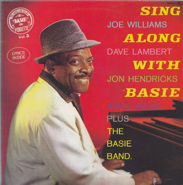 Joe Williams, Dave Lambert (3), Jon Hendricks, Annie Ross Plus Count Basie Orchestra : Sing Along With Basie (LP, Album, RE)