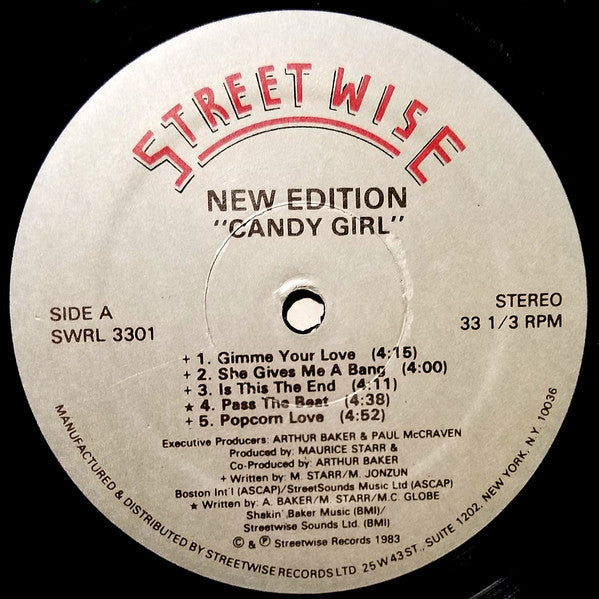 New Edition : Candy Girl (LP, Album)