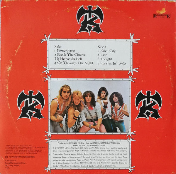 Tokyo Blade : Tokyo Blade (LP, Album)