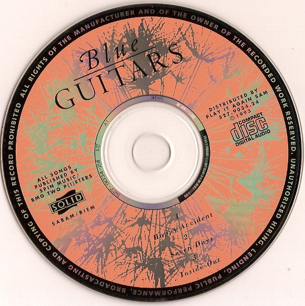 Blue Guitars : Happy Accident (CD, Single)